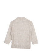 Cardigan per neonato Boss Kids beige con trama a intreccio J53472 120 BOSS KIDS 