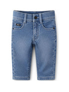 Jeans per neonato Boss Kids blu con effetto vissuto J53474 Z18 BOSS KIDS 