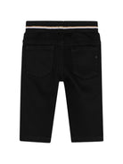 Jeans per neonato Boss Kids neri con vita con coulisse J53475 09B BOSS KIDS 
