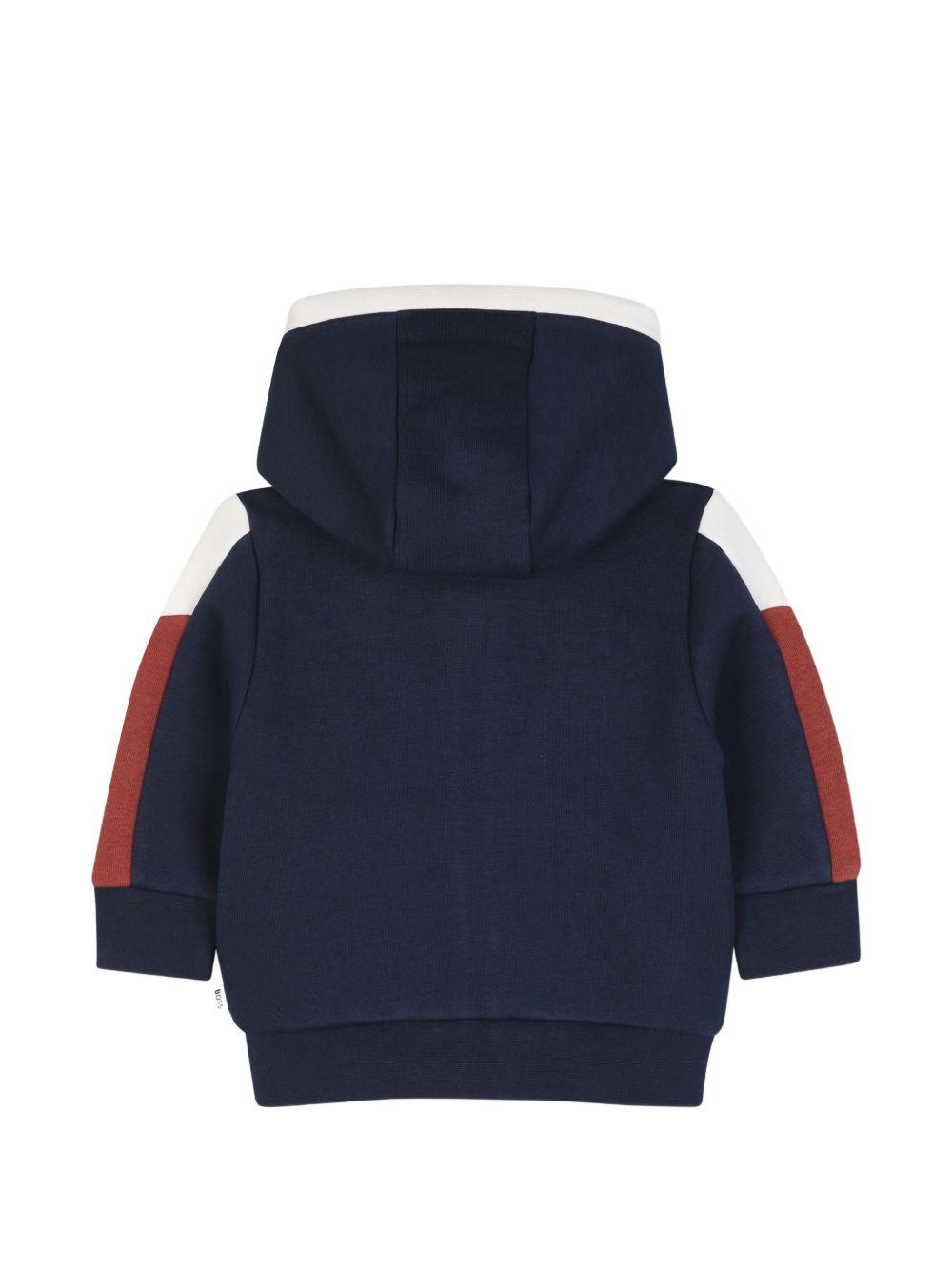 Felpa per neonato Boss Kids blu con stampa con logo sul petto J53480 849 BOSS KIDS 
