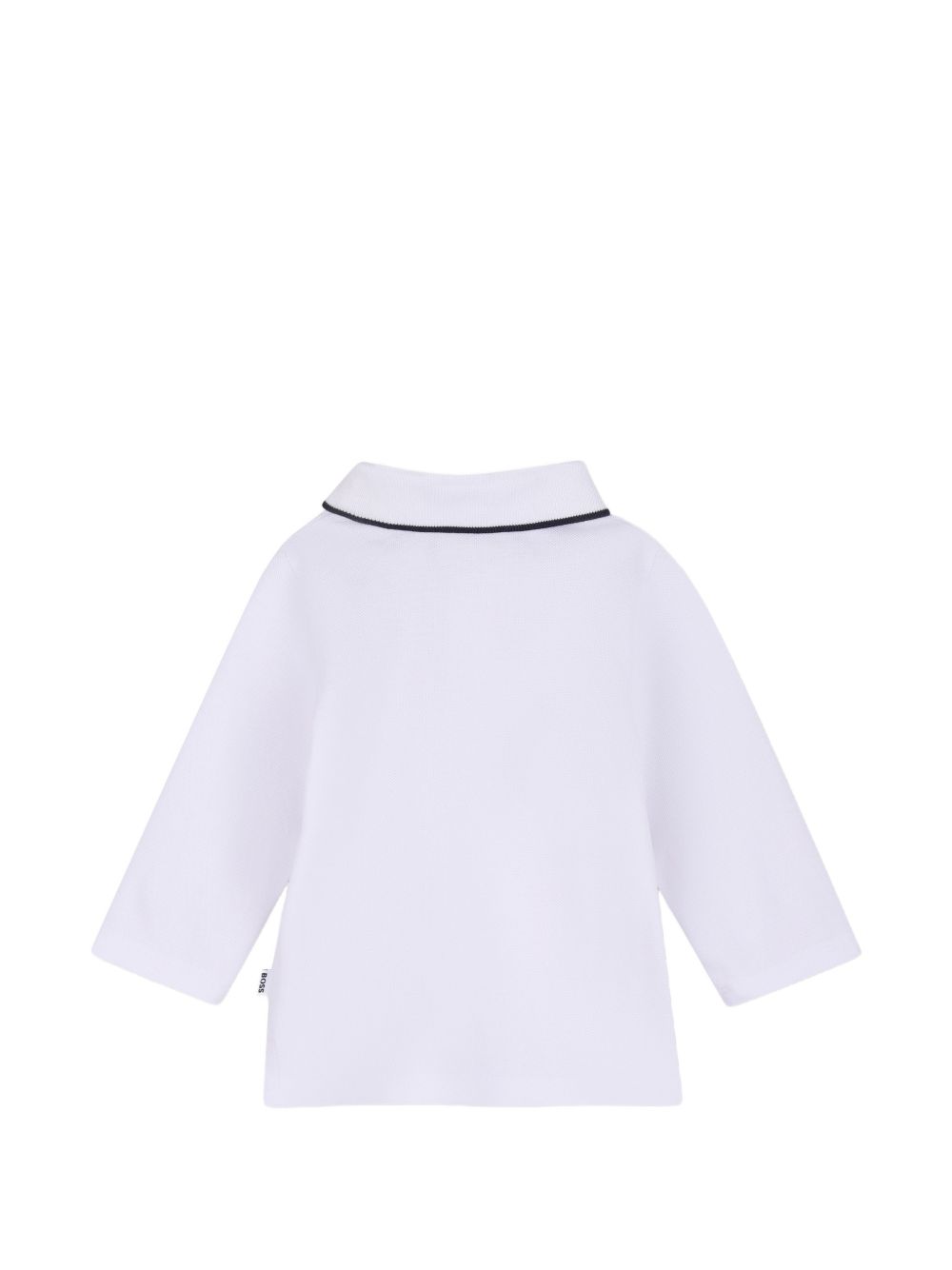 T-shirt per neonato Boss Kids bianca con colletto stile polo J53481 10P BOSS KIDS 