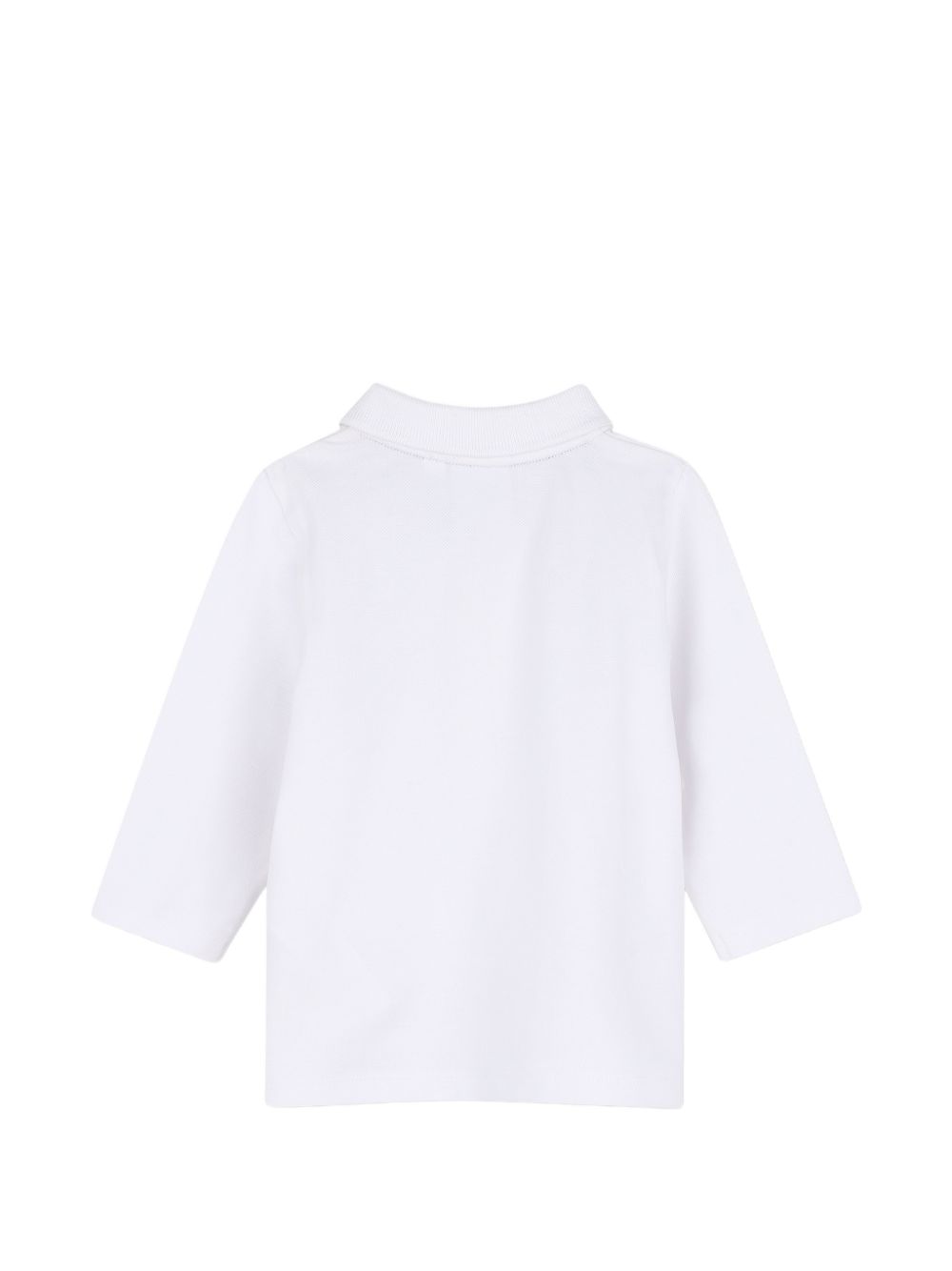 T-shirt per neonato Boss Kids bianca con motivo a righe orizzontali J53485 10P BOSS KIDS 