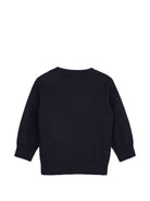 Maglione per neonato Boss Kids blu con logo ricamato sul davanti J53488 849 BOSS KIDS 