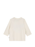 T-shirt per neonato Boss Kids bianca con stampa Cassetta sul davanti J53503 120 BOSS KIDS 