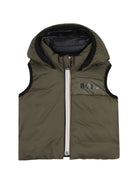 Gilet imbottito per neonato Boss Kids nero reversibile verde J53506 63D BOSS KIDS 