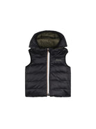 Gilet imbottito per neonato Boss Kids nero reversibile verde J53506 63D BOSS KIDS 