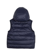 Gilet imbottito per neonato Boss Kids blu reversibile azzurro J53506 796 BOSS KIDS 
