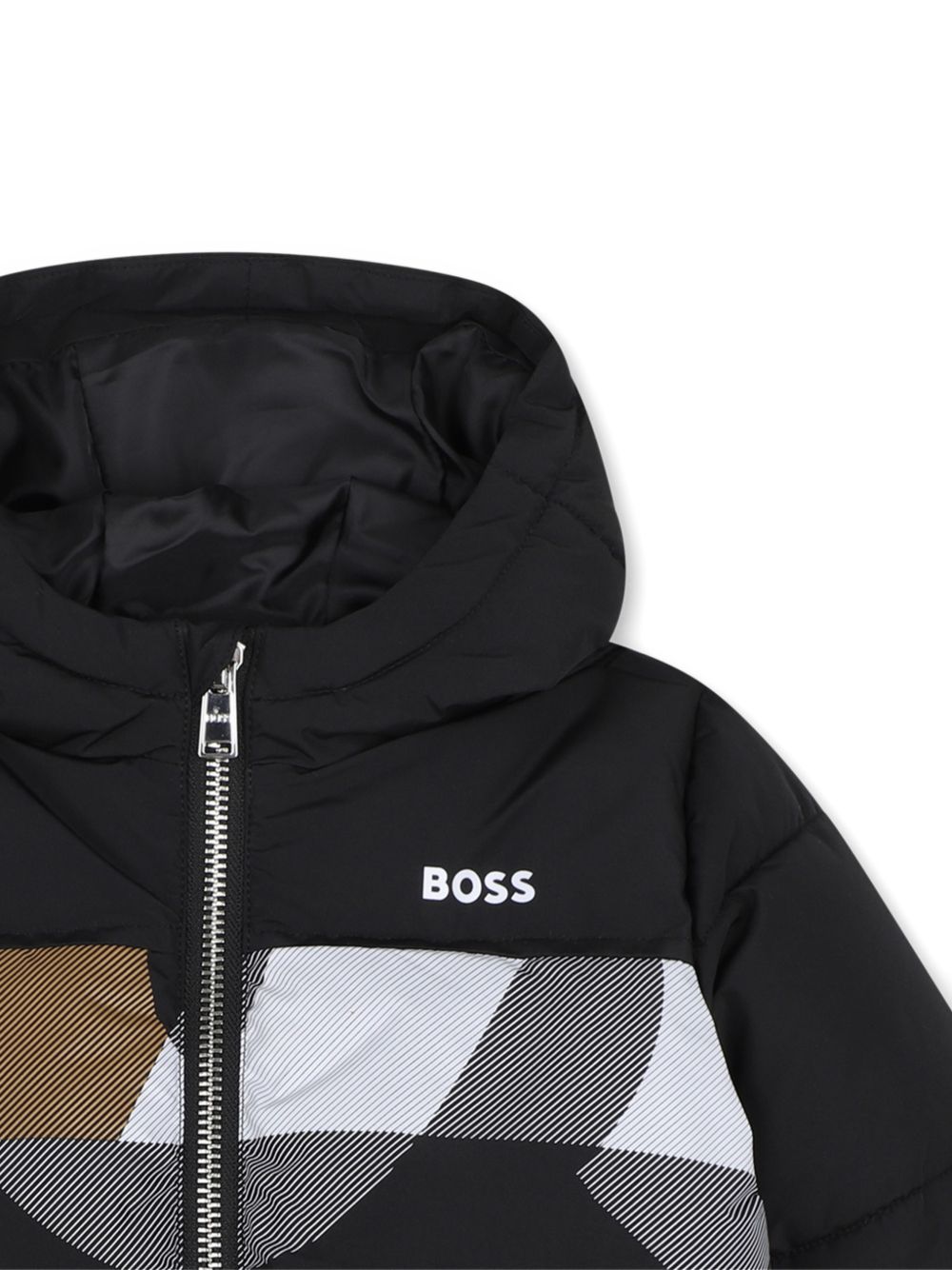 Giubbino per neonato Boss Kids nero con design imbottito J53507 09B BOSS KIDS 