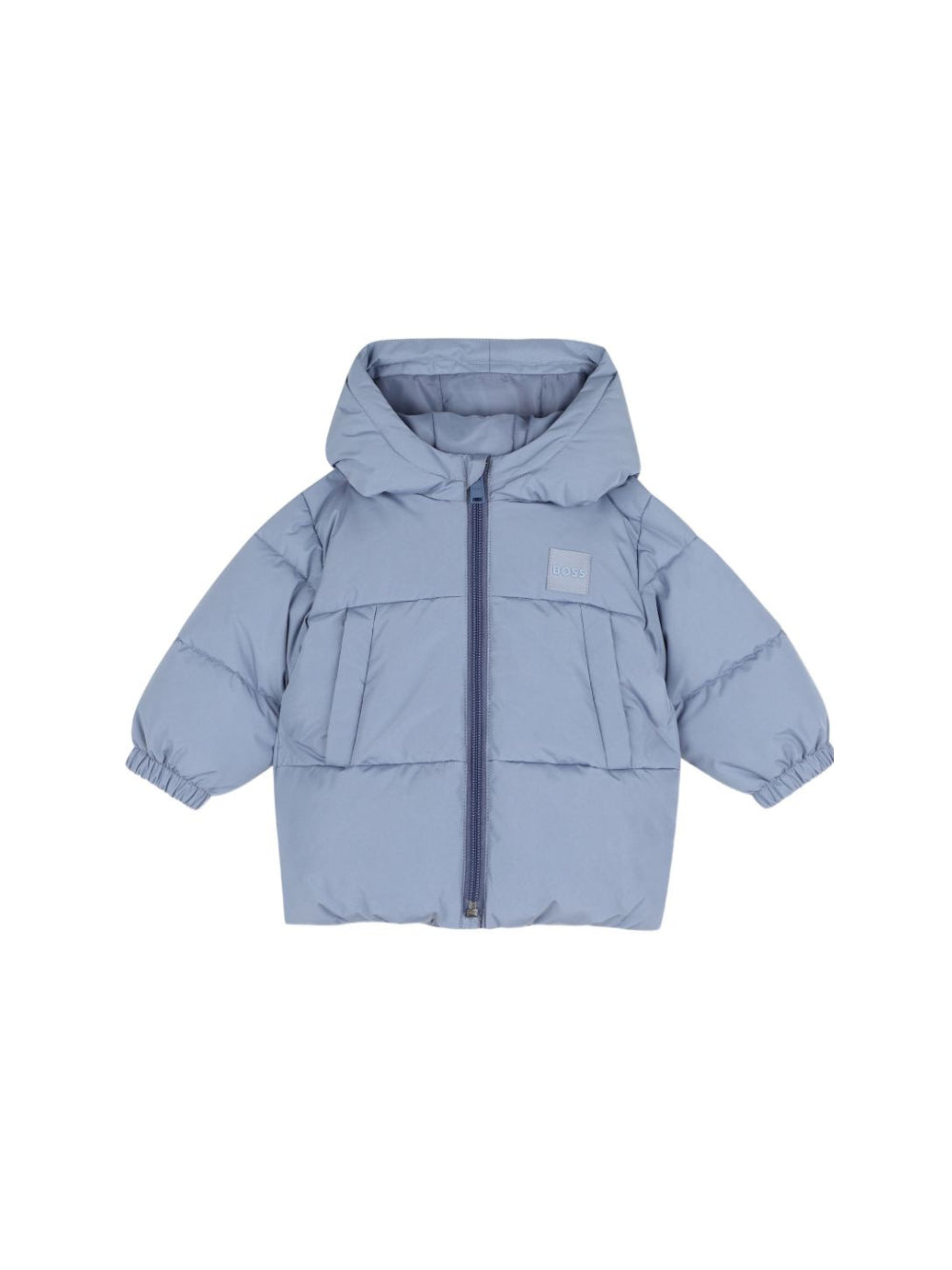 Giubbino per neonato Boss Kids azzurro con design imbottito J53508 896 BOSS KIDS 