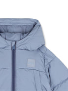 Giubbino per neonato Boss Kids azzurro con design imbottito J53508 896 BOSS KIDS 