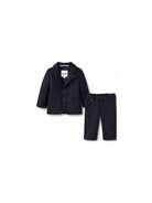 Completo due pezzi per neonato Boss Kids blu con revers classici J53513 862 BOSS KIDS 