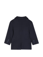 Completo due pezzi per neonato Boss Kids blu con revers classici J53513 862 BOSS KIDS 