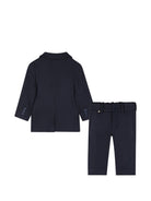 Completo due pezzi per neonato Boss Kids blu con revers classici J53513 862 BOSS KIDS 