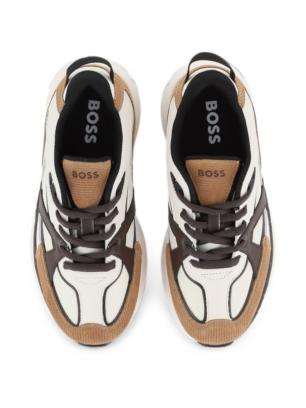 Sneakers per bambini Boss Kids multicolor con inserti in rete J53527 343 BOSS KIDS 