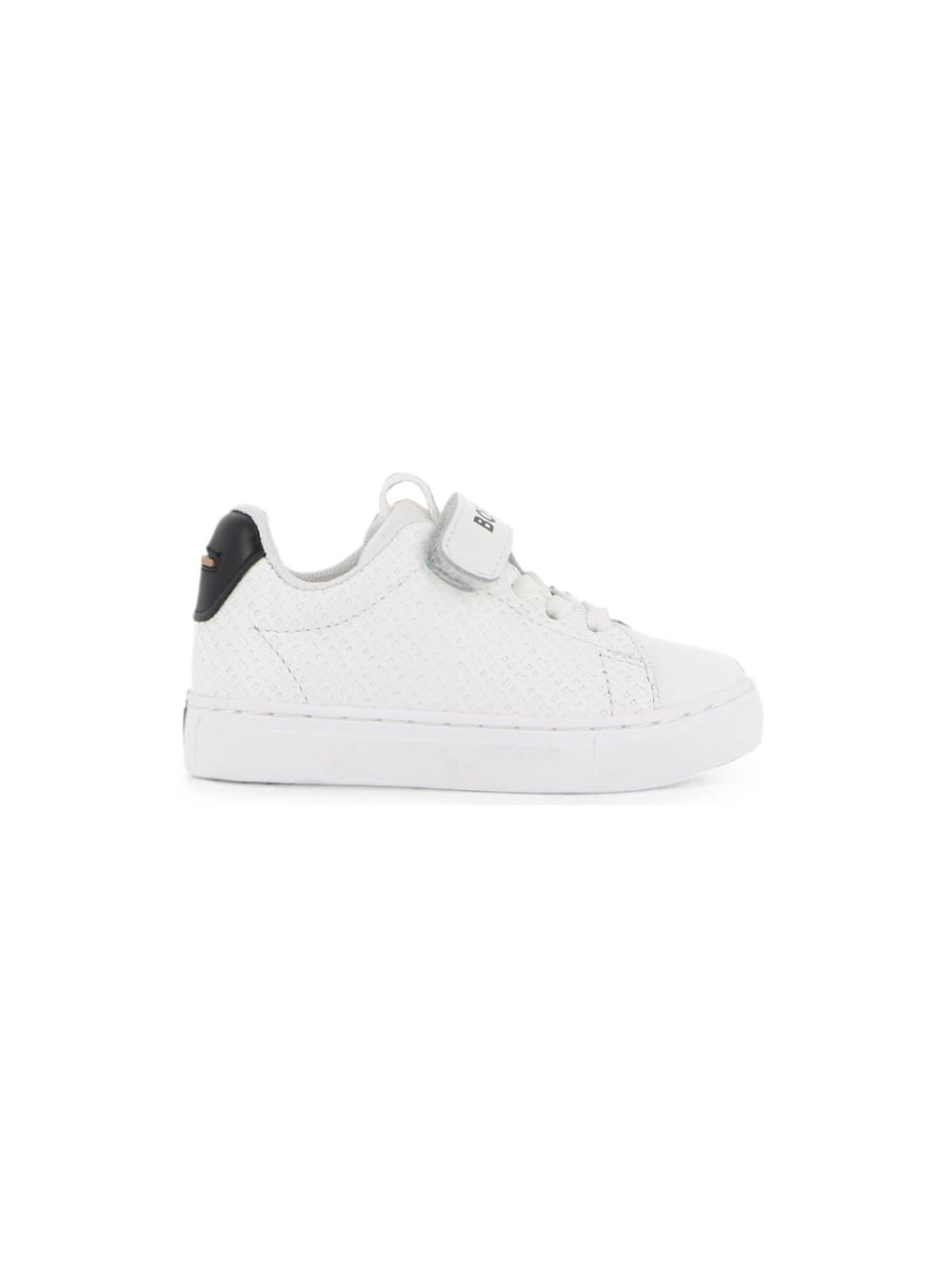 Sneakers per bambino Boss Kids bianco con chiusura a strappo J53540 10P BOSS KIDS 