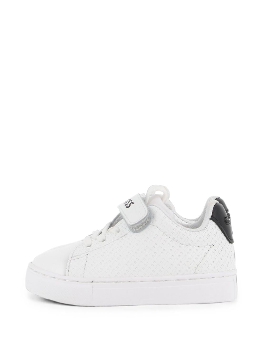 Sneakers per bambino Boss Kids bianco con chiusura a strappo J53540 10P BOSS KIDS 