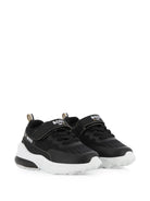 Sneakers per bambino Boss Kids nere con stampa con logo laterale J53543 09B BOSS KIDS 