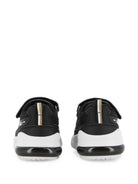 Sneakers per bambino Boss Kids nere con stampa con logo laterale J53543 09B BOSS KIDS 