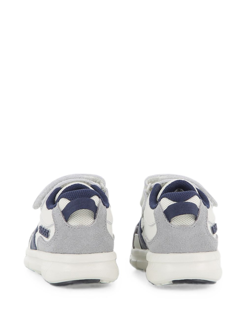Sneakers per bambino Boss Kids grigie con inserti in rete J53545 849 BOSS KIDS 