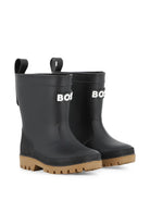 Stivali da pioggia per bambino Boss Kids neri con plantare con logo J53549 09B BOSS KIDS 