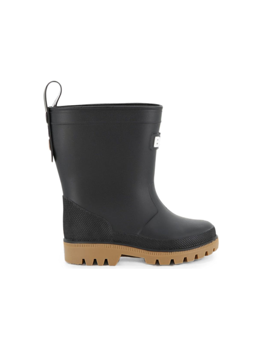 Stivali da pioggia per bambino Boss Kids neri con plantare con logo J53549 09B BOSS KIDS 
