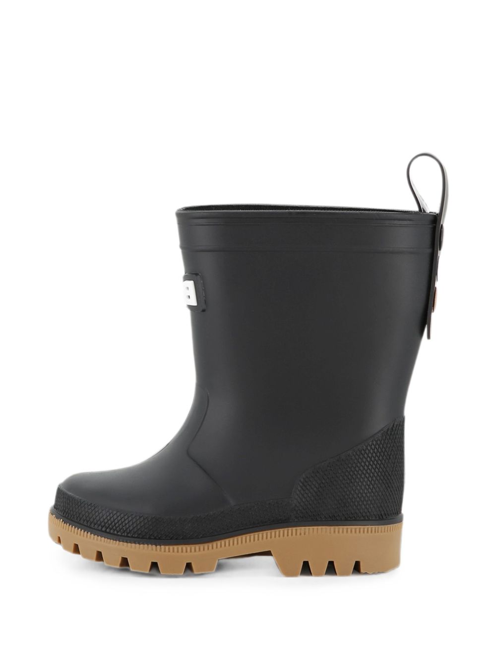 Stivali da pioggia per bambino Boss Kids neri con plantare con logo J53549 09B BOSS KIDS 