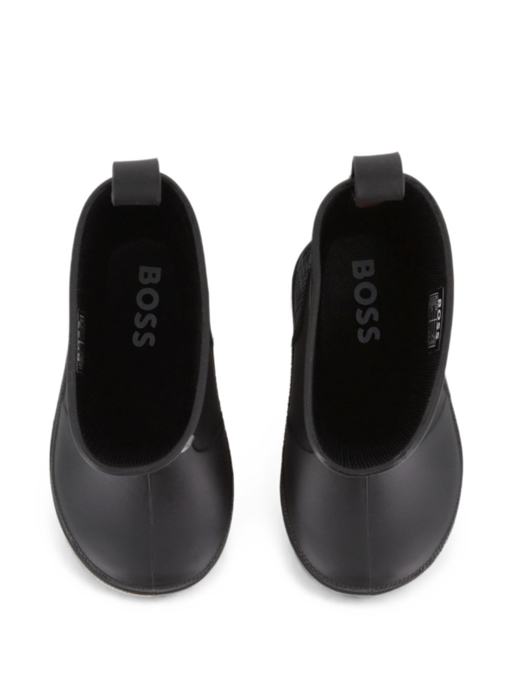 Stivali da pioggia per bambino Boss Kids neri con plantare con logo J53549 09B BOSS KIDS 