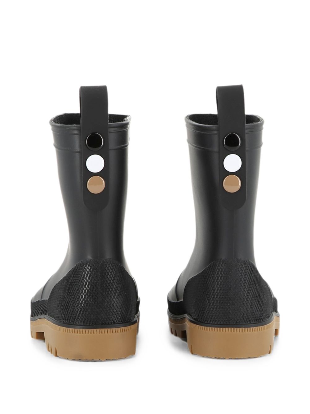 Stivali da pioggia per bambino Boss Kids neri con plantare con logo J53549 09B BOSS KIDS 