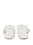 Stivali per neonato Boss Kids bianchi con logo inciso J53551 120 BOSS KIDS 