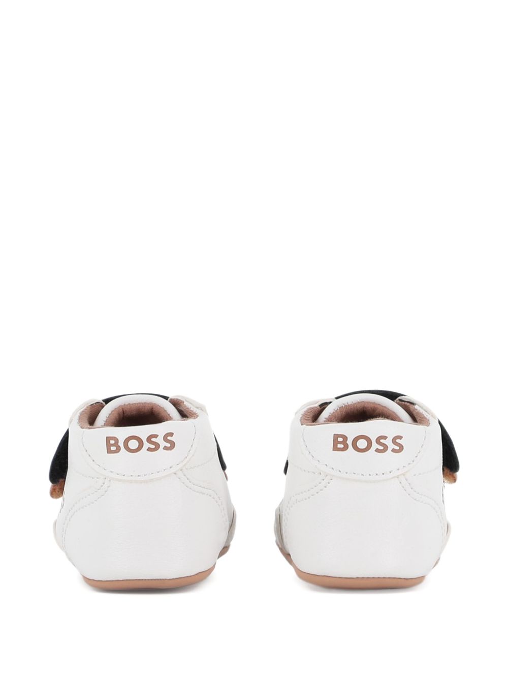 Sneakers per neonato Boss Kids bianco con design a inserti J53553 10P BOSS KIDS 