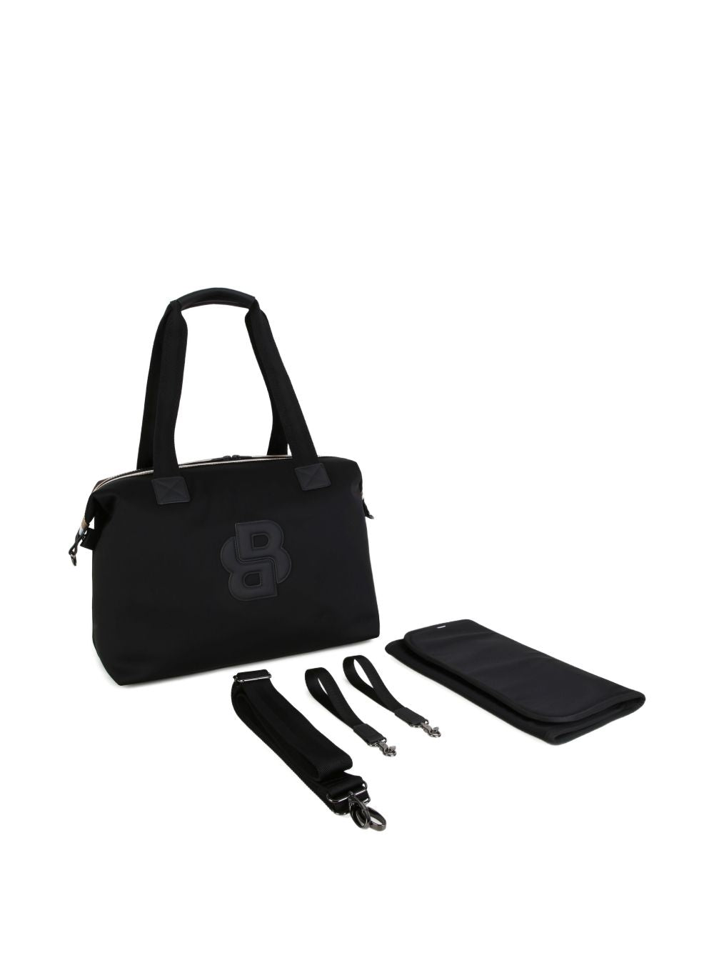 Borsa fasciatoio per neonato Boss Kids nera con tracolla regolabile e removibile J53560 09B BOSS KIDS 