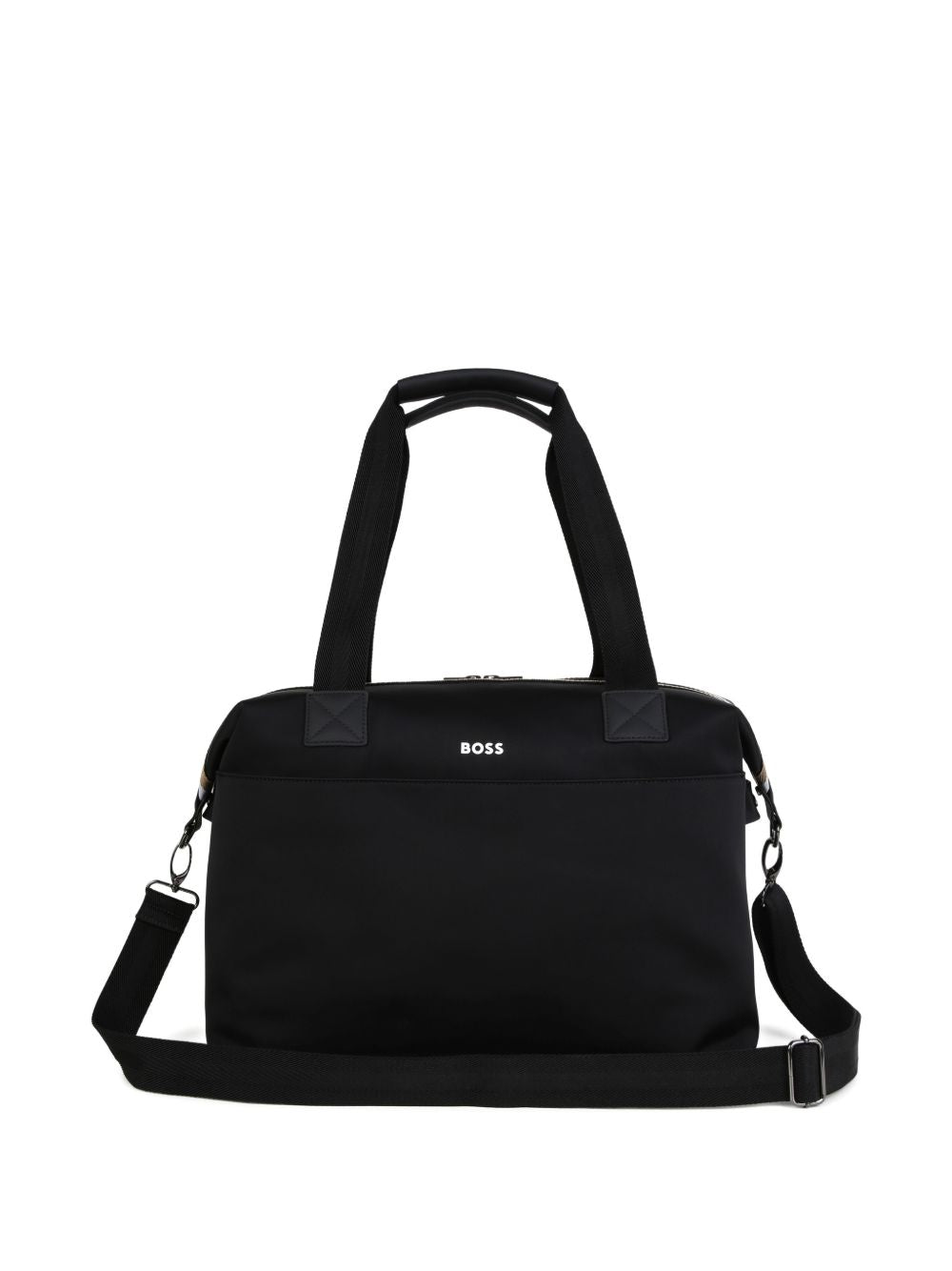 Borsa fasciatoio per neonato Boss Kids nera con tracolla regolabile e removibile J53560 09B BOSS KIDS 