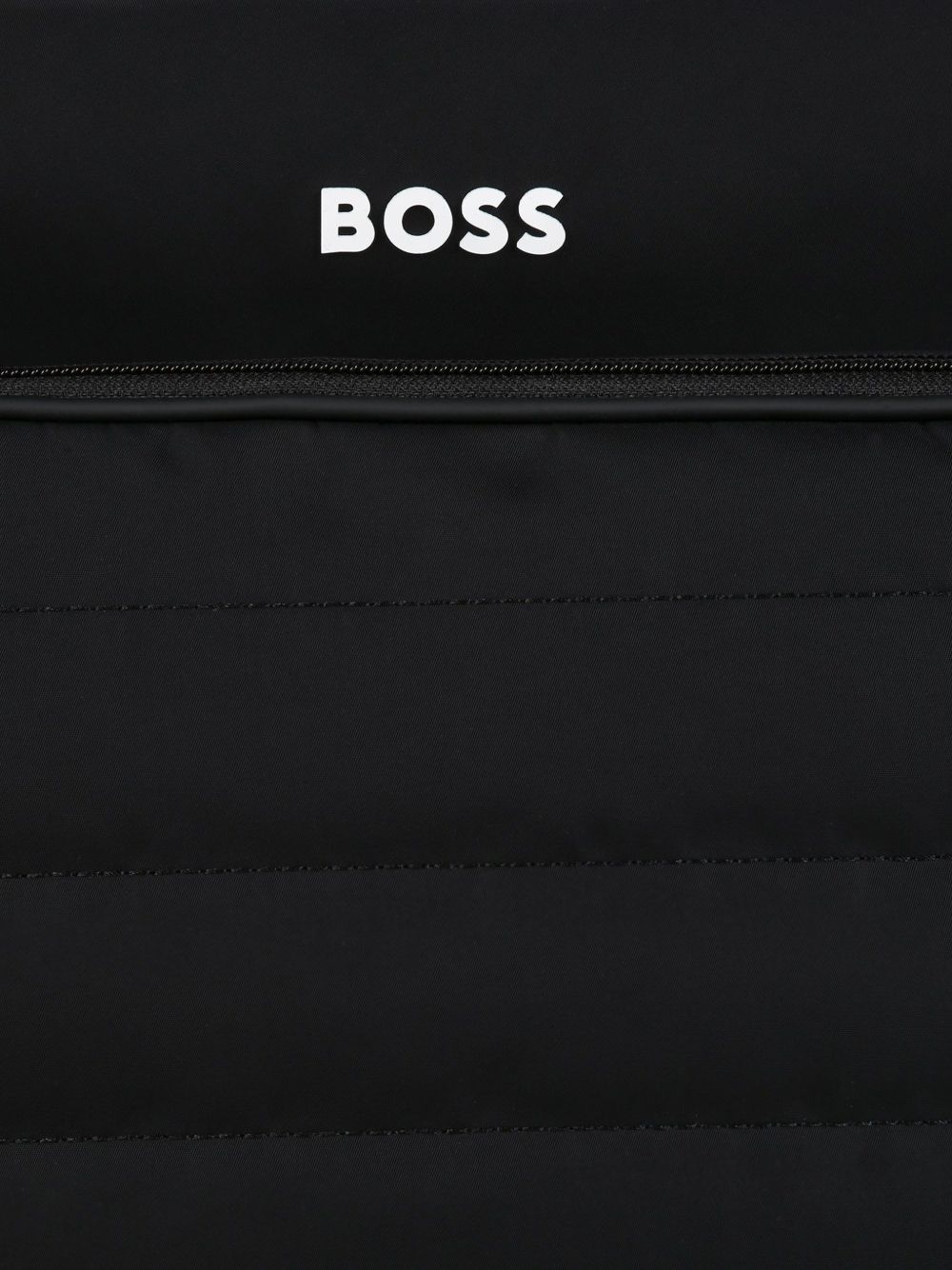 Borsa fasciatoio per neonato Boss Kids nera con design trapuntato J53562 09B BOSS KIDS 