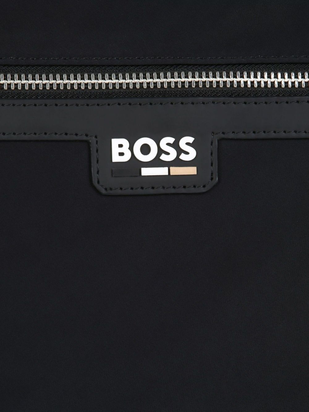 Borse fasciatoio per neonato Boss Kids nera con applicazione con logo sul davanti J53563 09B BOSS KIDS 