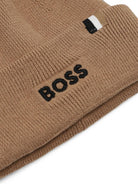 Cappello per neonato Boss Kids marrone con applicazione pompom J53567 269 BOSS KIDS 