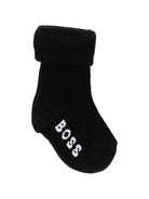 Tre paia di calzini per neonato Boss Kids multicolore con logo ricamato J53568 269 BOSS KIDS 