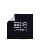 Coperta per neonato Boss Kids multicolore con scritta intarsiata sul davanti J53570 849 BOSS KIDS 