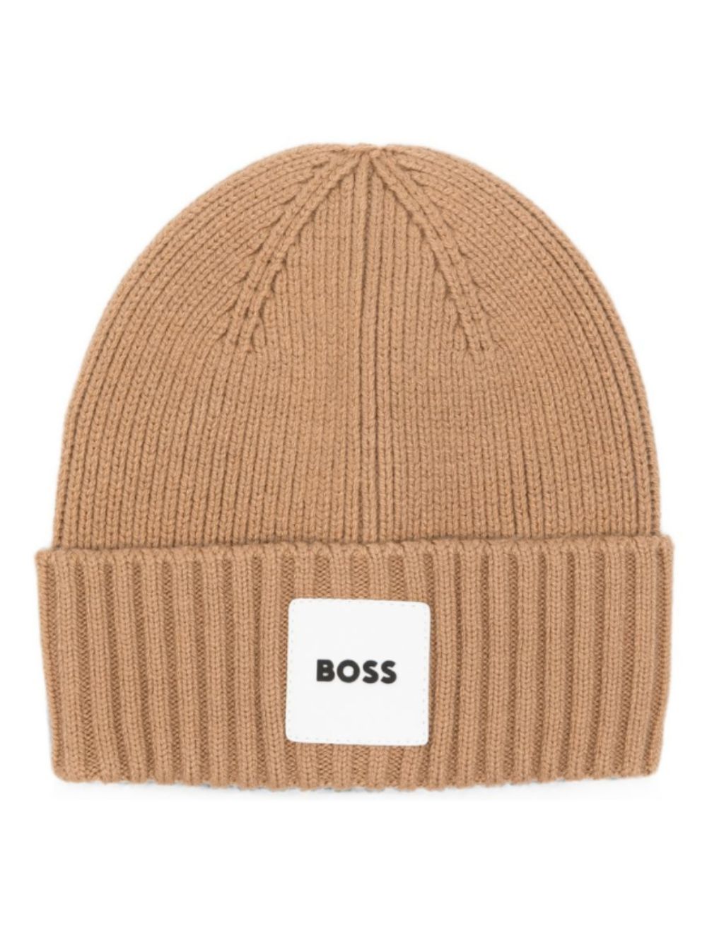 Cappellino per neonato Boss Kids marrone con patch con logo J53575 269 BOSS KIDS 