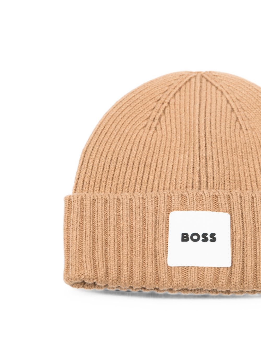Cappellino per neonato Boss Kids marrone con patch con logo J53575 269 BOSS KIDS 
