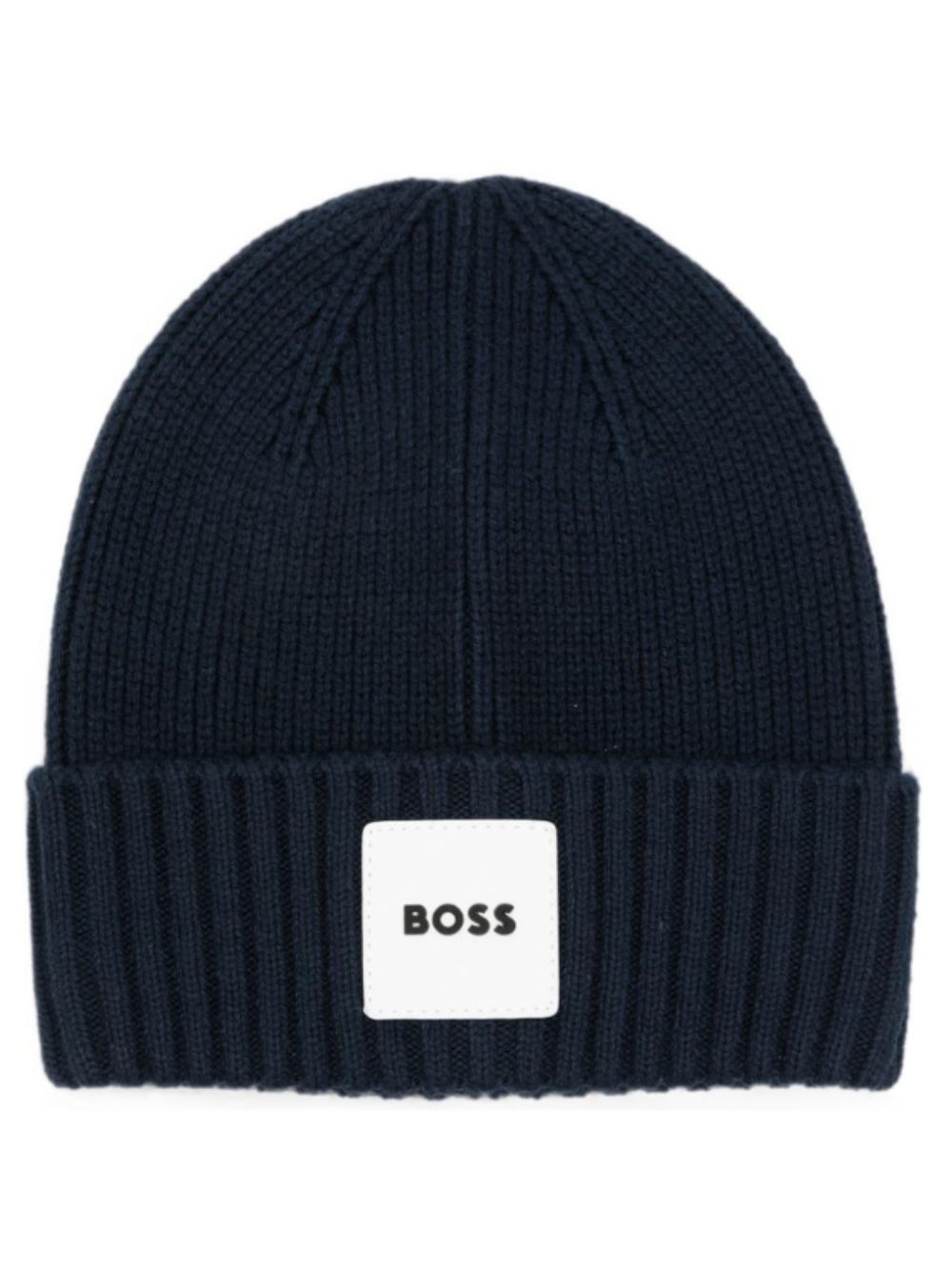 Cappellino per neonato Boss Kids blu con patch con logo J53575 849 BOSS KIDS 