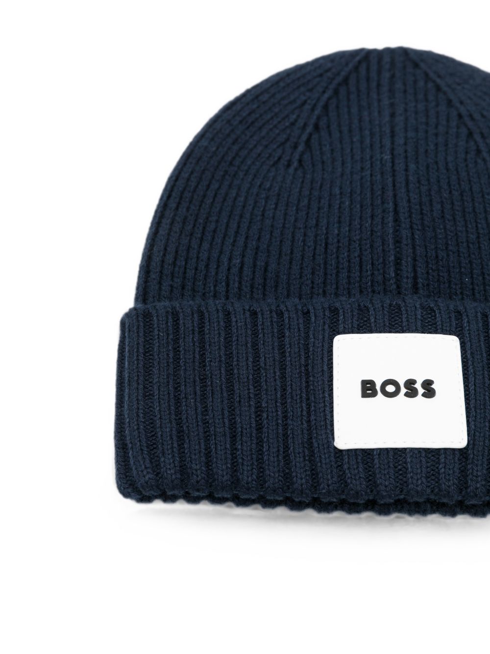 Cappellino per neonato Boss Kids blu con patch con logo J53575 849 BOSS KIDS 