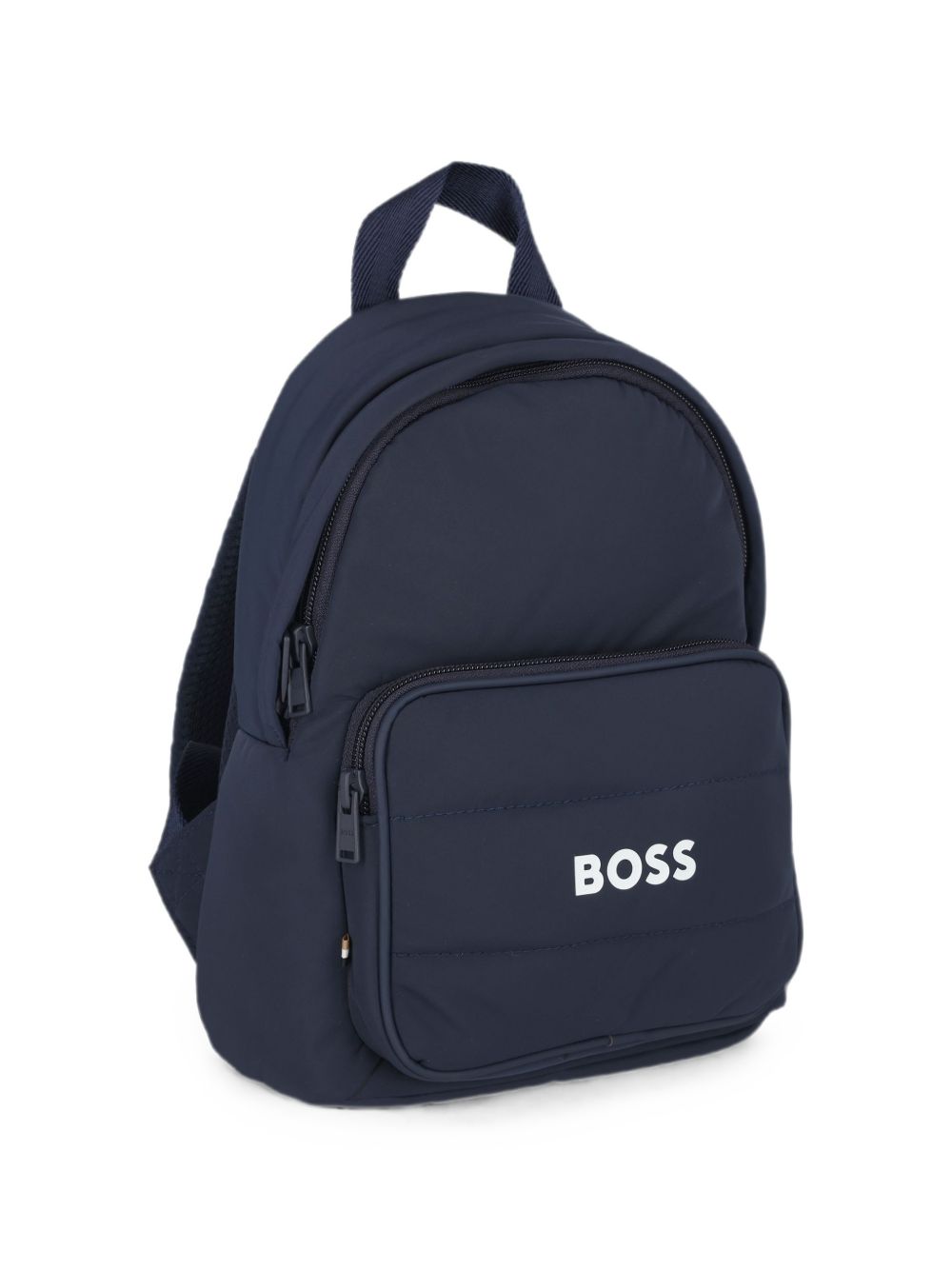 Zaino per bambino Boss Kids blu con logo sul davanti J53581 849 BOSS KIDS 