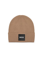 Cappello per bambino Boss Kids marrone con orlo con risvolto J53583 269 BOSS KIDS 