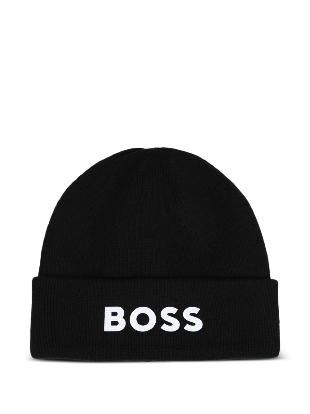 Cappello per bambino Boss Kids nero con lavorazione in maglia a coste J53584 09B BOSS KIDS 