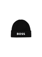 Cappello per bambino Boss Kids nero con lavorazione in maglia a coste J53584 09B BOSS KIDS 