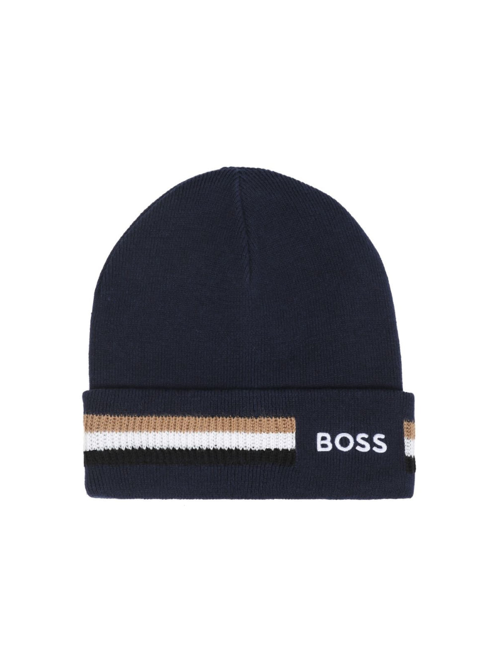 Cappello per bambino Boss Kids blu con design lavorato a maglia J53586 849 BOSS KIDS 
