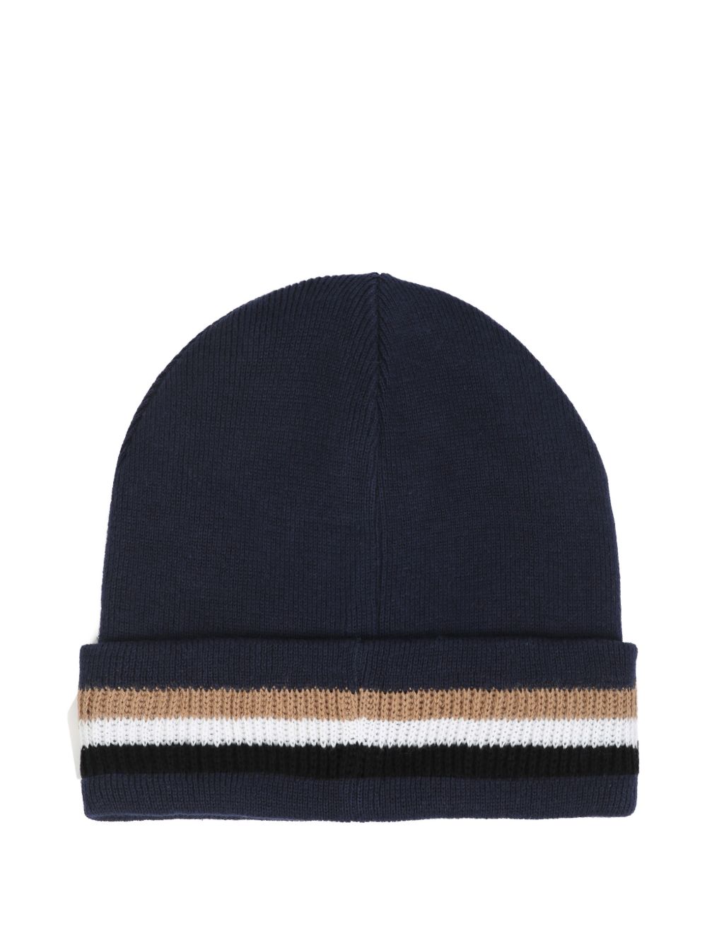 Cappello per bambino Boss Kids blu con design lavorato a maglia J53586 849 BOSS KIDS 