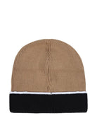 Berretto per bambino Boss Kids marrone con stampa del logo sul davanti J53587 269 BOSS KIDS 