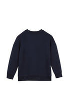 Felpa per bambino Boss Kids blu con logo ricamato sul davanti J53606 849 BOSS KIDS 