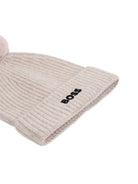 Cappello per bambino Boss Kids beige con pompon J53625 B51 BOSS KIDS 